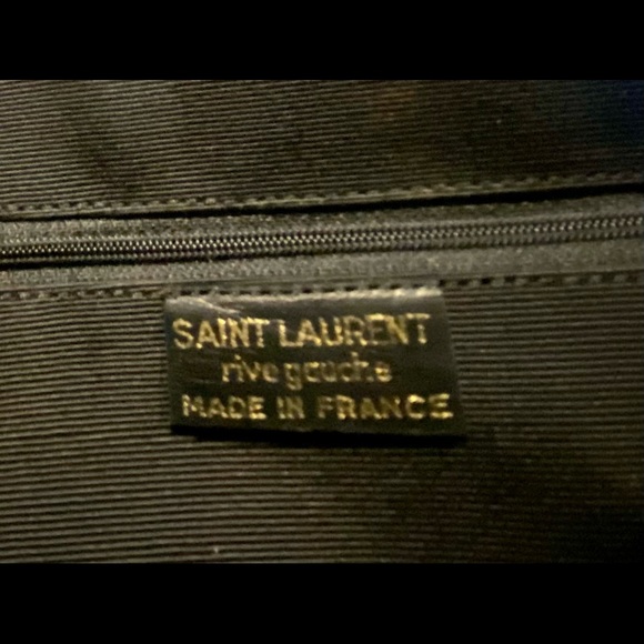 Authentic Vintage Saint Laurent Envelope Style Shoulder Bag - Picture 6 of 11